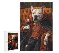 Royal Dog in Luxury Portrait Puzzle 1000 Pièces Educa Jouet en Bois Cadeau Unique Décoration Intérieure Jeu Éducatif Challenge Toy Adultes Et Enfants À Partir De 14 Ans 1000 PCS