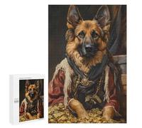 Royal Dog in Regal Attire Puzzle 1000 Pièces Educa Jouet en Bois Cadeau Unique Décoration Intérieure Jeu Éducatif Challenge Toy Adultes Et Enfants À Partir De 14 Ans 1000 PCS