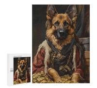 Royal Dog in Regal Attire Puzzle 1000 Pièces Educa Jouet en Bois Cadeau Unique Décoration Intérieure Jeu Éducatif Challenge Toy Adultes Et Enfants À Partir De 14 Ans 500 PCS