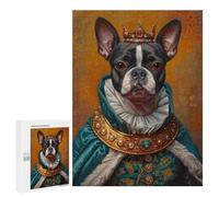 Royal Dog Portrait Artwork-1 Puzzle 1000 Pièces Educa Jouet en Bois Cadeau Unique Décoration Intérieure Jeu Éducatif Challenge Toy Adultes Et Enfants À Partir De 14 Ans 500 PCS