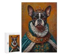 Royal Dog Portrait Artwork-1 Puzzle 1000 Pièces Educa Jouet en Bois Cadeau Unique Décoration Intérieure Jeu Éducatif Challenge Toy Adultes Et Enfants À Partir De 14 Ans 300 PCS
