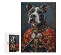 Royal Dog Portrait Artwork-2 Puzzle 1000 Pièces Educa Jouet en Bois Cadeau Unique Décoration Intérieure Jeu Éducatif Challenge Toy Adultes Et Enfants À Partir De 14 Ans 300 PCS