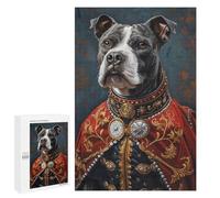 Royal Dog Portrait Artwork-2 Puzzle 1000 Pièces Educa Jouet en Bois Cadeau Unique Décoration Intérieure Jeu Éducatif Challenge Toy Adultes Et Enfants À Partir De 14 Ans 1000 PCS