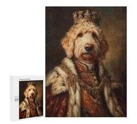 Royal Dog Portrait Painting-1 Puzzle 1000 Pièces Educa Jouet en Bois Cadeau Unique Décoration Intérieure Jeu Éducatif Challenge Toy Adultes Et Enfants À Partir De 14 Ans 500 PCS