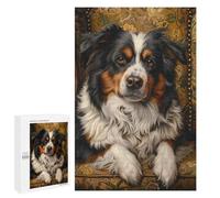 Royal Dog Portrait Puzzle 1000 Pièces Educa Jouet en Bois Cadeau Unique Décoration Intérieure Jeu Éducatif Challenge Toy Adultes Et Enfants À Partir De 14 Ans 1000 PCS