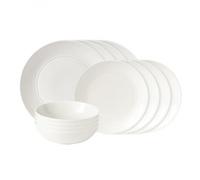 Royal Doulton Ensemble d'assiettes Maze 12 pièces blanc