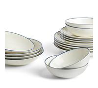 Royal Doulton Exclusivement pour Gordon Ramsay Maze 16P Set Denim Line Bleu