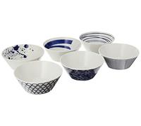 Royal Doulton Pacific 40019363 Lot de 6 Bols à céréales en Porcelaine Bleu Menthe 15 cm