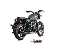 Silencieux Slip-On Noir MIVV Hr-1 Homologué ROYAL ENFIELD 350 METEOR 2021-2024