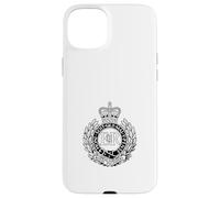 Royal Engineers Capbadge Noir et Blanc Coque pour iPhone 15 Plus