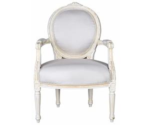Royal Fauteuils, Fauteuil, Fauteuil Capitonné, Fauteuil, Fauteuil - Marie Louise - avec Royal Ambiente dans Style Rococo en Vieux Blanc - Palazzo Exclusive
