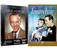 Royal Funny Landlady Hepurn & Astaire Funny Face Movie + You'll Never Get Rich / Second Chorus The Notorious / Wedding Classic Romantic Comedy Legends Bundle Set