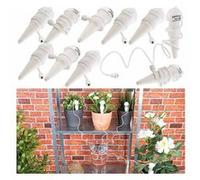 Royal Gardineer 10 doseurs d'irrigation pour pots de fleurs, avec pointe en argile et tuyau