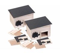 Royal Gardineer 2 abris en bois pour hérisson à assembler