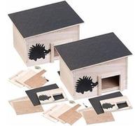 Royal Gardineer – Abris en bois pour hérisson – Lot de 2 à assembler