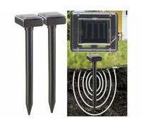 Royal Gardineer 2 dispositifs anti-taupe solaires 400 Hz