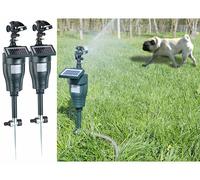 Royal Gardineer 2 jets d'eau contre les animaux nuisibles solaire