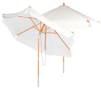 Royal Gardineer 2 parasols inclinables UV 50+ / Ø 3 m avec armature en bois - Beige