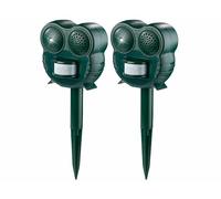 Royal Gardineer 2 repousses-animaux à ultrasons avec détecteur et led - À piles