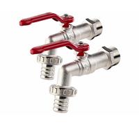 Royal Gardineer 2 robinets quart de tour 3/4"