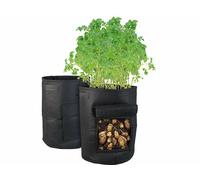 Royal Gardineer 2 sacs de culture 38 L avec trappe et poignées