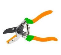 2 sécateurs à enclume 21,5 cm avec lame en acier carbone [Royal Gardineer]