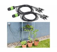 Royal Gardineer 2 systèmes de micro-irrigation avec 10 pointes d'arrosage