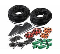 Royal Gardineer : 2 systèmes d'irrigation 136 pièces avec tuyau de 40 m PBS-1 G