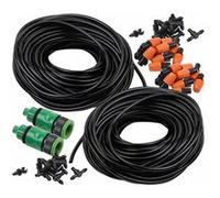 2 systèmes d'irrigation 23 pièces avec tuyau de 20 m PBS-2