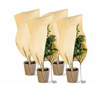 Royal Gardineer 4 housses d'hivernage L - 100 x 80 cm, 80 g/m²