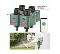 Royal Gardineer 4 programmateurs d'arrosage connectés BWC-610 compatibles commandes vocales
