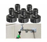 5 nez de robinet pour tuyau 3/4'' [Royal Gardineer]