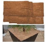 Royal Gardineer : 6 nattes de coco carrées antigels pour plantes - 38 x 38 cm G