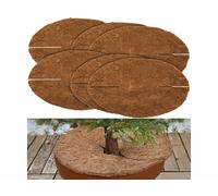 Royal Gardineer 6 nattes de coco rondes antigels pour plantes Ø 38 cm