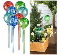 Royal Gardineer 8 doseurs d’irrigation en verre coloré - Ø 8,5 cm