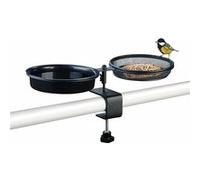 Royal Gardineer : Abreuvoir et mangeoire à oiseaux avec support à pince