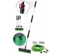 Royal Gardineer Balai de nettoyage avec tuyau d'arrosage extensible PRO.V2