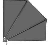 Royal Gardineer Brise-vue pour balcon 140 x 140 cm, gris anthracite