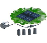 Royal Gardineer Fontaine de bassin flottante solaire avec pompe et 4 buses