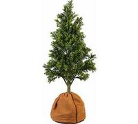 Housse d?hivernage pour pot de fleur - 40 x 40 cm - Marron