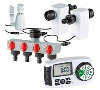 Royal Gardineer : Kit d'arrosage automatique avec capteur de pluie et accessoires G