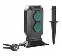 Royal Gardineer : Multiprise de jardin avec 4 prises résistante aux intempéries IP44 G