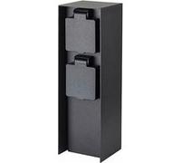 Royal Gardineer : Multiprise de jardin en métal avec 2 prises G