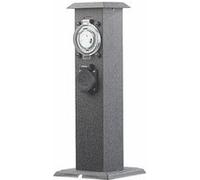 Royal Gardineer : Multiprise extérieure IP44 double prise avec minuterie G