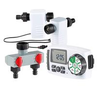 Royal Gardineer Programmateur d'arrosage BWC-400 avec sélecteur et 2 valves