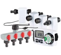 Royal Gardineer Programmateur d'arrosage BWC-400 avec sélecteur et 4 valves