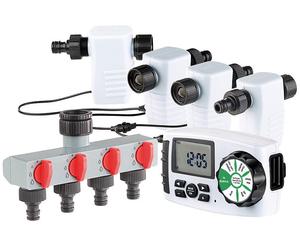Royal Gardineer Programmateur d'arrosage BWC-400 avec sélecteur et 4 valves