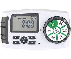 Royal Gardineer Programmateur d'arrosage pour 4 adaptateurs à valve magnétique BWC-400