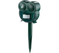 Royal Gardineer Repousse-Animaux à ultrasons avec détecteur et LED - À Piles