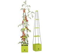 Royal Gardineer Set de 2 Pots de Fleur à étages avec réservoir 2,5 L